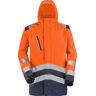 Cepovett Parka »Unisex Hochsichtbar "Erwin"«, mit Kapuze ORANGE FLUO / NAVY Größe M