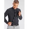Bruno Banani Langarmhemd »Jersey Hemd komfortabel wie ein T-Shirt« dunkelblau Größe 47/48
