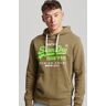 Superdry Kapuzensweatshirt »VINTAGE VL PREM GOOD OD HOOD« Gothic Olive Green Größe M