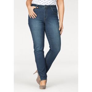 Arizona Slim-fit-Jeans »Curve-Collection«, High Waist dark blue wash Größe 36