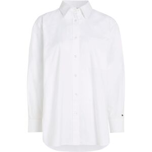 Tommy Hilfiger Hemdbluse »OXFORD OVERSIZED SHIRT LS«, Mit Tommy Hiflger... Th_Optic_White Größe 36