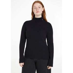 Calvin Klein Jeans Plus Rollkragenpullover »PLUS CK ROLL NECK SWEATER« Ck Black Größe 4XL (48)