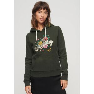 Superdry Kapuzensweatshirt »TATTOO SCRIPT GRAPHIC HOODIE« Surplus Goods Olive Green Größe L