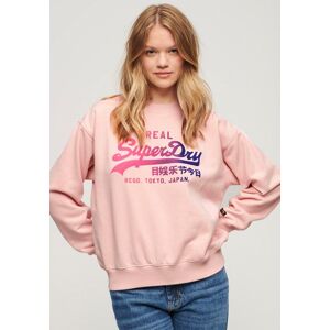 Superdry Sweatshirt »TONAL VL GRAPHIC SWEATSHIRT« Somon Pink Marl Größe L