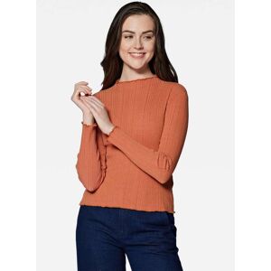 Mavi Langarmshirt »Langarmshirts Long Sleeve Top« Orange Größe XS