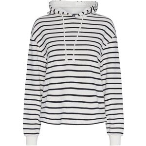 pieces Hoodie »PCCHILLI LS HOODIE STRIPES NOOS BC« Cloud Dancer Stripes:Black Größe L (40)