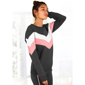 H.I.S Sweatshirt anthrazit-rosa-weiss Größe 44/46