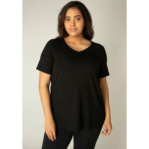 Base Level Curvy T-Shirt »Alba« black Größe 48