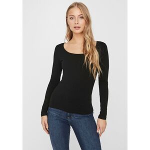 Vero Moda Langarmshirt »VMMAXI«, aus Bio-Baumwolle black Größe XS