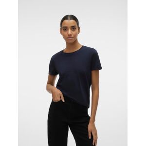 Vero Moda Kurzarmshirt »VMPAULA S/S T-SHIRT NOOS« Navy Blazer Größe S (36)