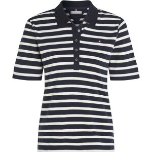 Tommy Hilfiger Curve Poloshirt »CRV 1985 REG PIQUE STP POLO SS« Breton Ecru/Desert Sky Größe 52