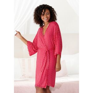 s.Oliver Kimono, mit Herzchendruck und Spitze pink-gemustert Größe 32/34