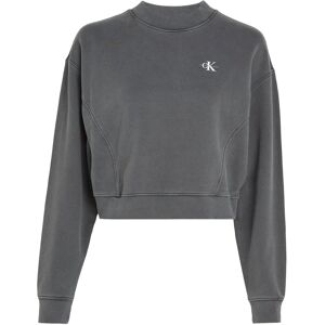 Calvin Klein Jeans Sweatshirt »WASH RIB MIX SHORT CREW NECK« Ck Black Größe L (40)