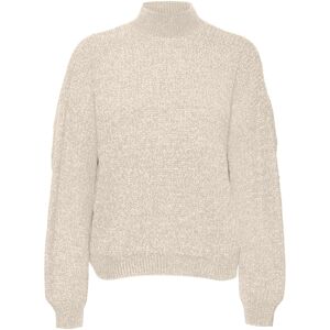 Vero Moda Strickpullover »VMKAIA LS HIGHNECK PULLOVER BF« Birch Größe XL (42)