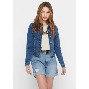 ONLY Jeansjacke »TIA«, in leichter Used-Waschung mit Stretch medium blue denim Größe 34