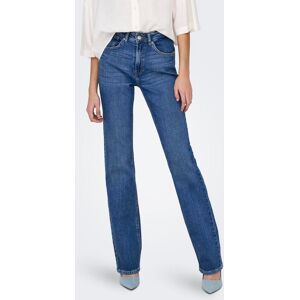 ONLY Bootcut-Jeans »ONLEVERLY MW SWEET FLARED DNM CRO187«, (Flared Jeans,... Medium Blue Denim Größe 30