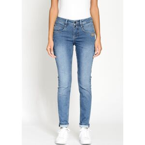 GANG Skinny-fit-Jeans »94MORA«, mit 3-Knopf-Verschluss und Passe vorne medium all b Größe 32