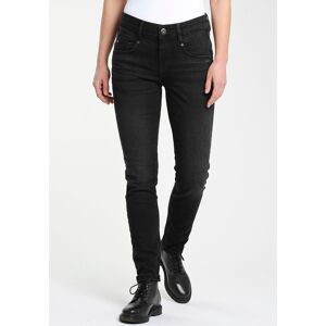 GANG Skinny-fit-Jeans »94MARISSA«, mit modischer V-Passe vorn & hinten black-used Größe 28 (36)