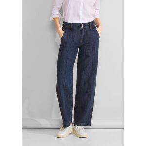 STREET ONE High-waist-Jeans, mit 2-Knopf-Verschluss soft indigo wash Größe 29