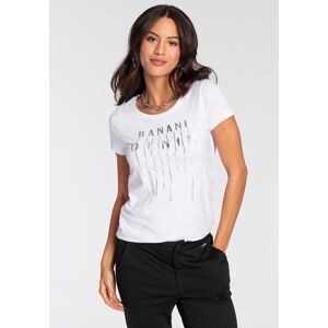 Bruno Banani T-Shirt, Folien-Druck schwarz Größe 42