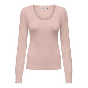 ONLY Rundhalspullover »ONLMEDDI LS U-NECK CC KNT« Rose Smoke Größe XL (42)