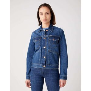 Wrangler Jeansjacke »Jeansjacken Regular Heritage Jacket« Blau Größe XS