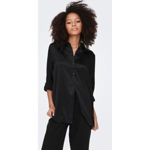 ONLY Satinbluse »ONLVICTORIA LS LOOSE SATIN SHIRT NOOSWVN« Black Größe M