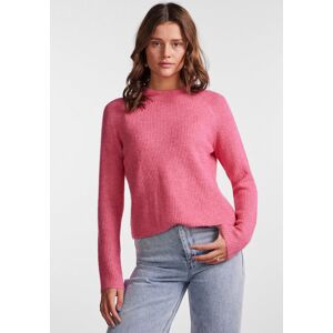 pieces Rundhalspullover »PCELLEN LS O-NECK KNIT NOOS BC« Shocking Pink Größe S (36)