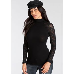 Melrose Rollkragenshirt schwarz Größe 38