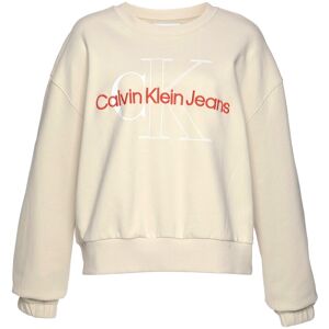 Calvin Klein Jeans Plus Sweatshirt »PLUS TWO TONE MONOGRAM CREW NECK«, mit... Eggshell Größe 5XL (50)