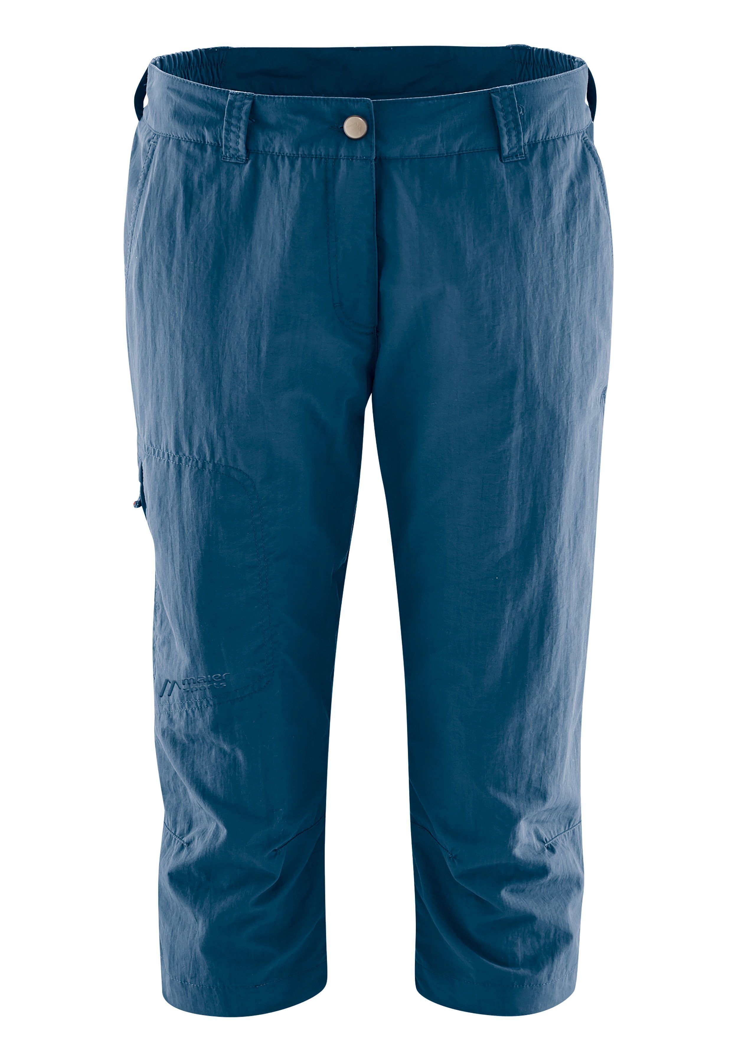 Maier Sports Caprihose »Neckar«, Robuste Funktionshose in Caprilänge, ideal... blau Größe 34 36 38 40 42 44 46 48 50