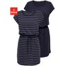 ONLY Shirtkleid »ONLMAY LIFE S/S DRESS 2 PACK CS JRS«, (2er-Pack) Night Sky Detail:PACK NIGTH SKY STRIPE CLOUD DANCER (NADIA) Größe L (40)