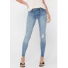 ONLY Ankle-Jeans »ONLBLUSH LIFE« light blue denim Größe XL