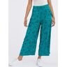 Ragwear Culotte »LOGGAN PRINT«, modische Hose mit weiter Beinform TEAL GREEN Größe M (38)