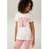 Aniston CASUAL T-Shirt wollweiss-beere-fuchsia-flieder-taupe braun Größe 40/42