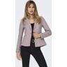 ONLY Kurzblazer »ONLSELMA-LINEA L/S FIT BLAZER CC TLR« Elderberry Detail:MELANGE Größe 36 (S)