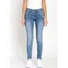 GANG Skinny-fit-Jeans »94MORA«, mit 3-Knopf-Verschluss und Passe vorne medium all b Größe 31 (40)