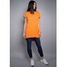 Seidel Moden Longshirt, mit Kordelzug im Ausschnitt, MADE IN GERMANY orange Größe 36