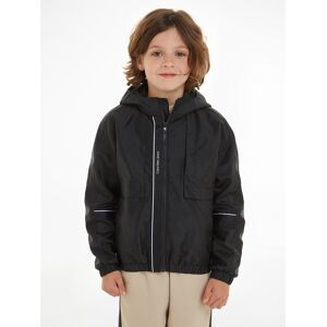 Calvin Klein Jeans Winterjacke »NYLON TAPE WINDBREAKER«, mit Kapuze Ck Black Größe 10 (140)