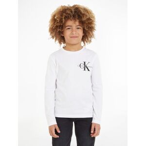 Calvin Klein Jeans Langarmshirt »CHEST MONOGRAM LS TOP« Bright White Größe 10 (140)