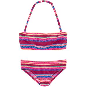 Buffalo Bandeau-Bikini »Lux Kids«, mit abstraktem Druck bordeau Größe 122/128