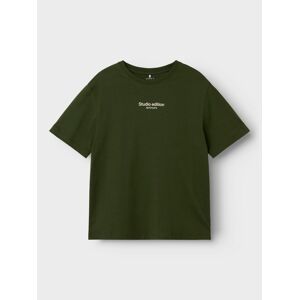 Name It T-Shirt »NKMBRODY SS NREG TOP NOOS« rifle green Größe 158 (164)