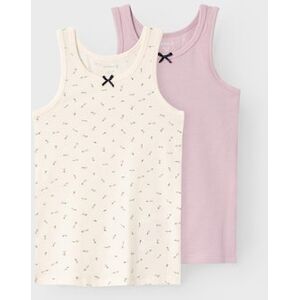 Name It Unterhemd »NMFTANK TOP 2P BUTTERCREAM FLORAL NOOS«, (Packung, 2 St.) buttercream Größe 98