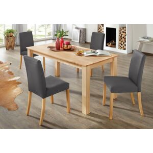 Home affaire Essgruppe, (Set, 5 tlg.) braun Größe