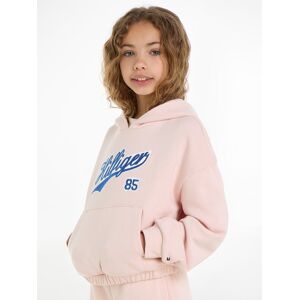 Tommy Hilfiger Kapuzensweatshirt »HILFIGER SCRIPT HOODIE«, mit Logo-Stickerei Whimsy Pink Größe 16 (176)