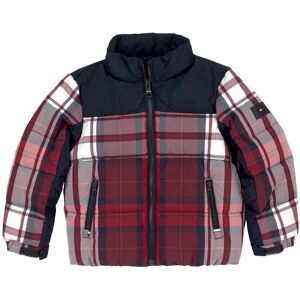 Tommy Hilfiger Winterjacke »NEW YORK CHECK PUFFER JACKET«, ohne Kapuze bunt kariert Größe 10 (140)