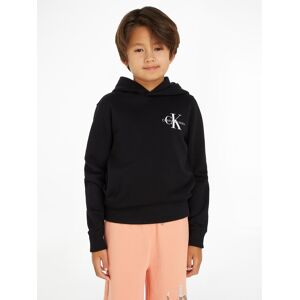 Calvin Klein Jeans Kapuzensweatshirt »SMALL MONOGRAM HOODIE« Ck Black Größe 8 (128)