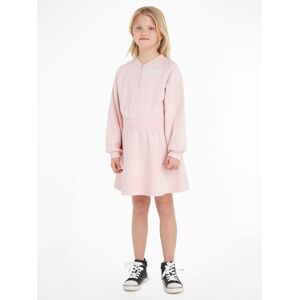 Tommy Hilfiger Sweatkleid »HILFIGER SCRIPT HWK DRESS« Whimsy Pink Größe 16 (176)