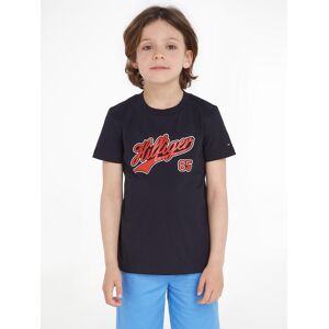 Tommy Hilfiger T-Shirt »HILFIGER SCRIPT TEE S/S«, mit grossem Logoschriftzug desert sky Größe 14 (164)