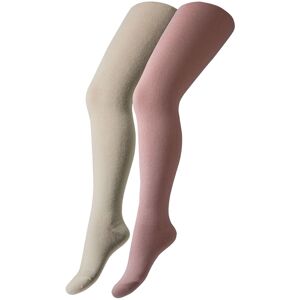 Camano Strumpfhose, (Packung, 2 St.) rosa-silver Größe 110 (116)